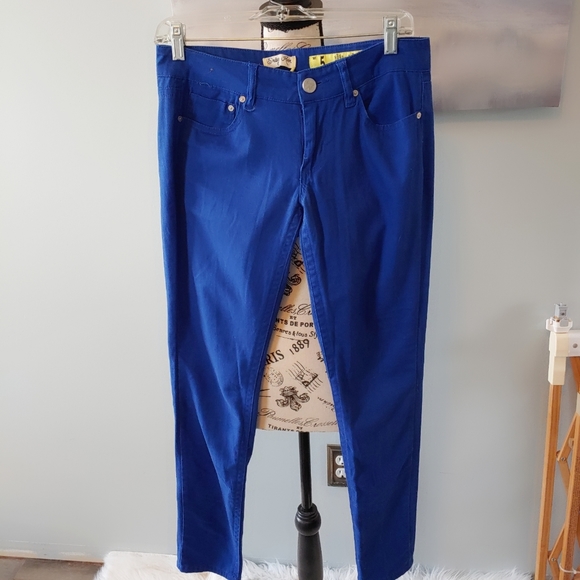 Indigo Rein Royal Blue Skinny Jeans Size 5. - Picture 4 of 11